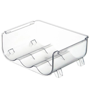 Acrylic Stackable Water Bottle Wine Holder Storage Rack Transparent Dustproof Kitchen Organizer Refr
