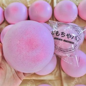 FOUNDTWO Simulated Buns Squishy Toy Slow Rising Suction Finger Sensory Toy Student Pinch Bread Squishy Adults Kids