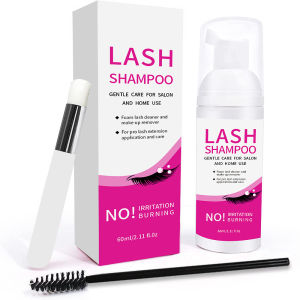 Professional Non-Irritating Gentle Lash Shampoo Foam Lash Cleanser Eye Makeup Remover For Eyelash Extension