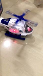 Mainan Helikopter Polisi Suara dan Lampu