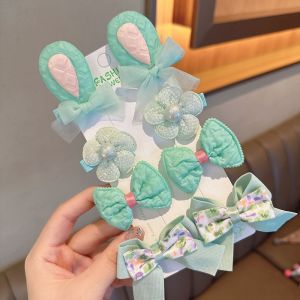 FXG - Jepit Rambut Set 8Pcs Jepitan Anak Perempuan Lucu Pita Bayi Fashion Wanita Korea KCR52