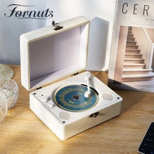 Fornuts Cute CD Player Bluetooth 5.0 Speaker Player Lossless High Sound Quality Best Birthday Present Christmas Gift