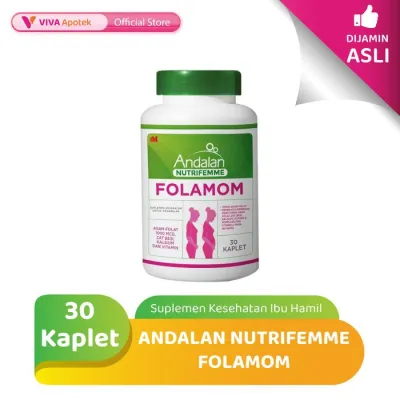 Andalan Nutrifemme Folamom Suplemen Kesehatan Ibu Hamil (30 Kaplet)