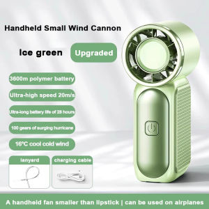 Pocket FanSuper Kipas Mini Fan That Can Be Carried With You Super Wind Cooling Mini Fan With Digital Display Turbo Fan