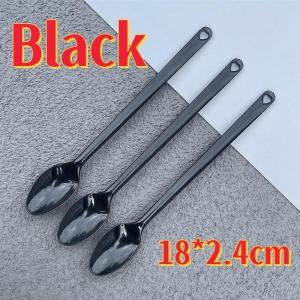 Disposable Long Handle Spoon 18cm Plastic 100pcs