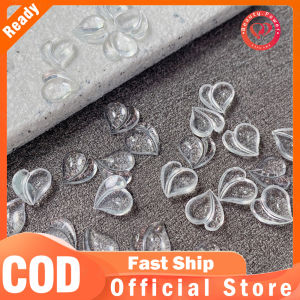 Set 50 Hộp Phụ Kiện Trang Trí Móng Hình Trái Tim Màu Sắc Tươi Sáng