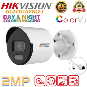 Hikvision CCTV IP Camera DS-2CD1027G2-LUF 2MP/4MP HD 24/7 Full-color With Audio Built-in Mic Support Human and Vehicle Detection Motion Detection Support Mobile Remote Viewing Waterproof Network Camera CCTV