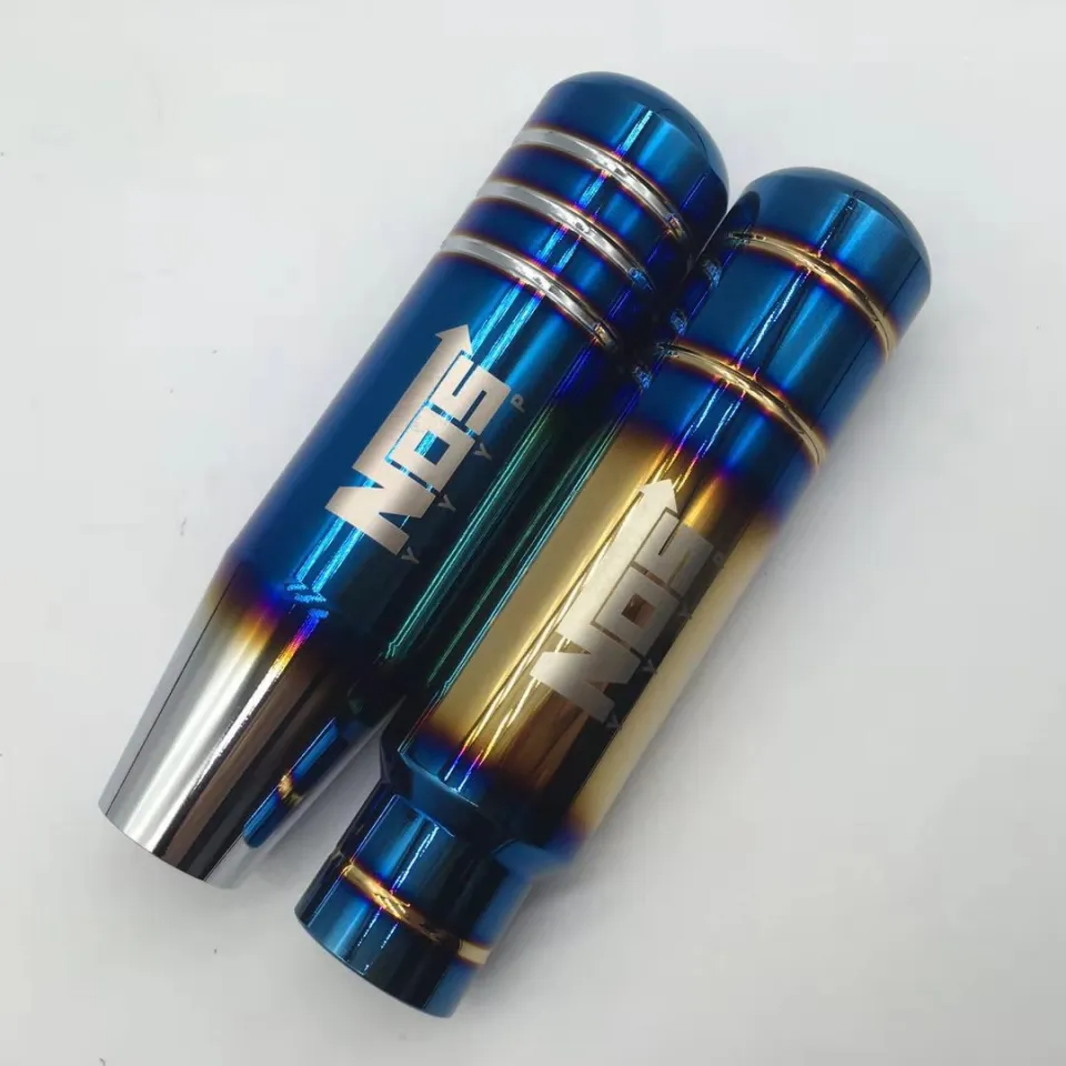TITANIUM GEAR KNOB 🔥 Universal Bride/HKS/NOS Burnt Blue Aluminum Gear Shift Knob Shifter Lever Head 13cm 9cm Alza Myvi I.1118948261 TITANIUM GEAR KNOB 🔥 Universal Bride/HKS/NOS Burnt Blue Aluminum Gear Shift Knob Shifter Lever Head 13cm 9cm Alza Myvi I.1118948261