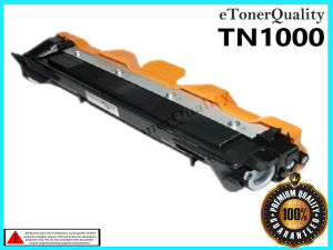 eTONER Compatible Toner Cartridge TN1000 TN 1000 TN-1000