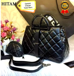 Tas Wanita Promo CN 30171 3Ruang Handbag Slingbag Import Murah Premium