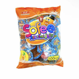 H&Y【COD】100 pcs Sofee orted Jelly Snacks- Candies for Lootbags Giveaways and Parties