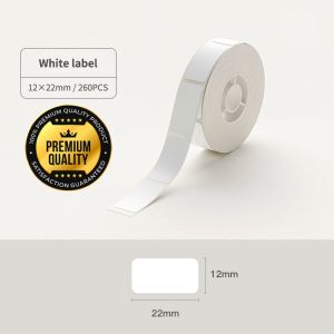 Marklife Continuous and Gap Label Refill Paper for Labelling Machine Sticker Printer Marklife P12 Phomemo D30 D50
