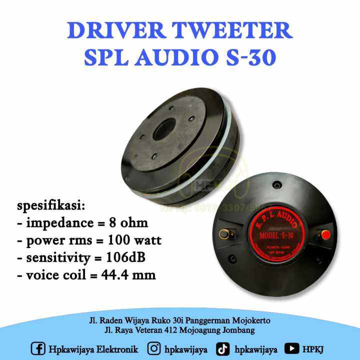 Tweeter hot sale spl audio