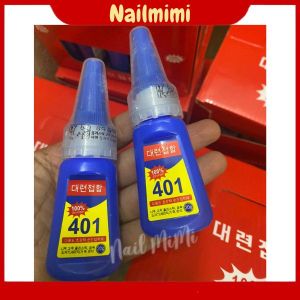 Keo 401 dán móng nail - Keo dán đa năng Hàn Quốc loại tốt chuyên dụng cho dân làm móng (20g)