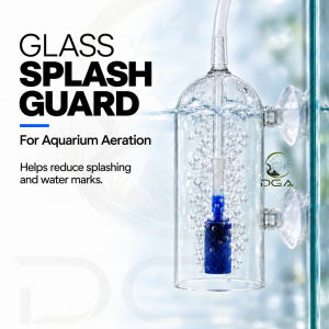 Aquarium Crystal glass oxygen dissolver(鱼缸溶氧防水花外溅玻璃罩)