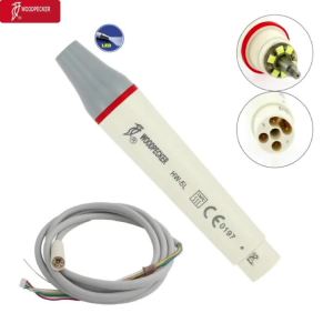 Woodpecker - Máy cạo vôi răng siêu âm tay cầm với tay cầm LED và ống cáp cờ lê mô-men xoắn cho nha khoa HW5L phù hợp với EMS