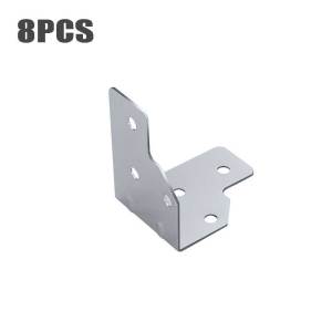 Siku L / Siku L Hardcase / Siku Sudut Samping 8pcs 6 Lubang Siku Rak 5x4cm