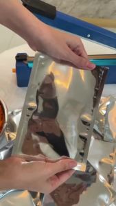 ถุงแบนฟอยล์ ซีล 3 ด้าน (100 ใบ) (ไซส์5x7 cm - 16x24 cm)