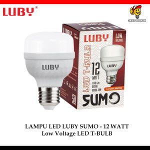 Bohlam Lampu LED Luby Sumo 12 Watt Cahaya Putih Low Voltage T-Bulb SNI