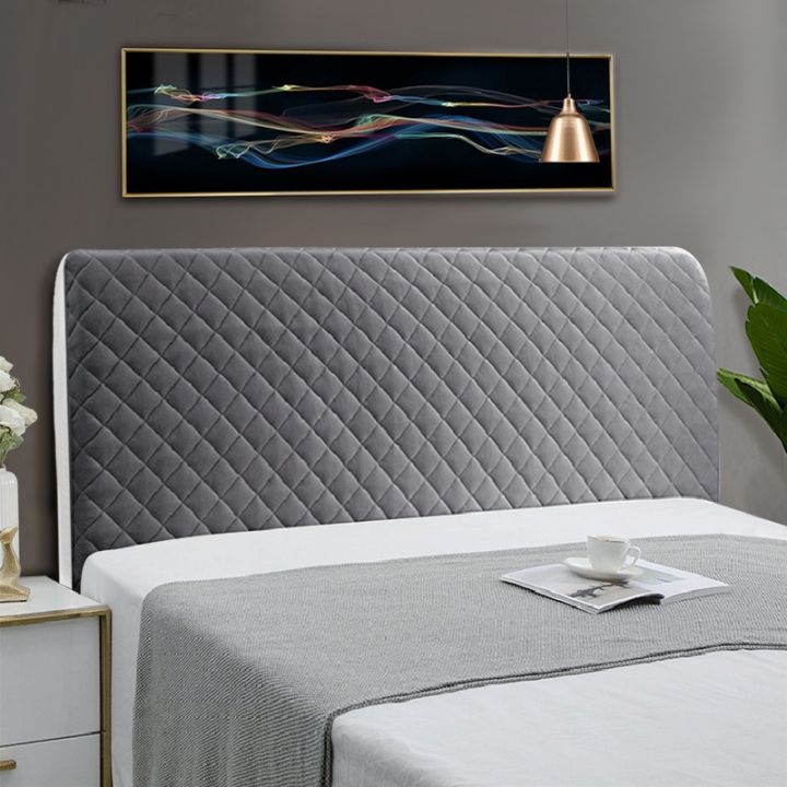 Allinclusive Headboard Cover Velvet Fabric Solid Thicken Bed Head