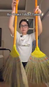 Walis Tambo Natural Broom Durable Handmade Fan Shaped Sweeper for Indoor Outdoor PAZU