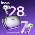 【Use time: 7 hours】HOCO EQ16 100% Original Genuine TWS True Wireless Earphone ANC+ENC Noise Reduction Bluetooth 5.3 Headset With Mic In-ear Earphone Touch Control Earbuds HD Stereo 320mAh Battery LED Power Display For All Smartphones Universal. 