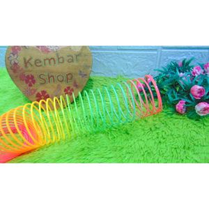 SPIRAL-MURAH Mainan anak  magic spring rainbow mainan anak spiral per slinky