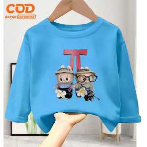 Baju atasan anak usia 1-12 tahun bergambar Labubu Sablon Digital Terbaru