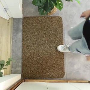 Home Scrape Door Mats Outdoor Indoor Doorway Doormat Dirt Trapper Mat Dust Proof Anti Slip Front Door Entry Rug Floor Mat