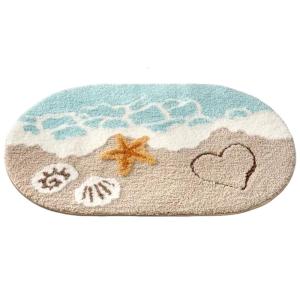 Faux Cashmere Bathroom Rug Super Absorbent Quick Drying Nonslip Floor Mat For Shower Tub Bedsides Floor Carpet Decors