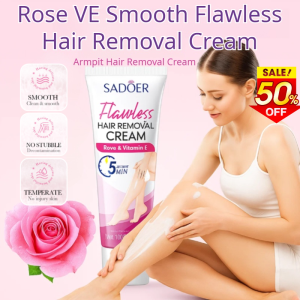 Rose Underarm Hair Removal Cream Flawless Smooth Multi-Area Hair Removal Cream