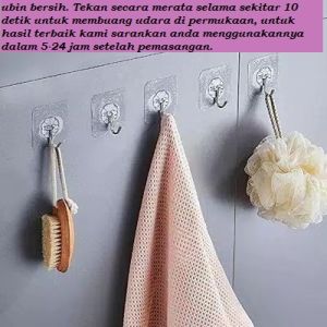 New - Serbaguna Magic HOOK Tape / ALat Gantung Dapur - Kamar Mandi - Toilet - Peralatan Masak/ Gantungan /Tempel Kuat Kait Dinding Tembok TAP TIP MULTIFUNGSI / Serba Guna Barang Berat Ruang Buat Kunci Motor Mobil Murah Bagus Keren Bening CLEAR Transparent