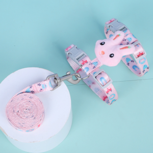 Dây dắt Mèo kèm yếm ngực gắn thú nhồi bông (mẫu mới) - Hara Pet Store