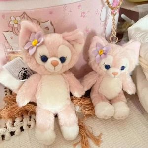 Disney LinaBell Plush Pendant Backpack Key Car Decoration Dolls Cartoon Peripherals Car Keychains Girls Holiday Gift Toys