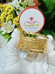 Vòng ximen khóa bấm lưỡi gà mạ 18.k cao cấp E.696