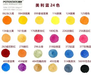 MAIMERI Sơn màu nước dành cho họa sĩ 24/36/48 màu màu nước đặc dành cho người mới bắt đầu sinh viên mỹ thuật họa sĩ chuyên nghiệp vật liệu vẽ tranh đồ dùng mỹ thuật.