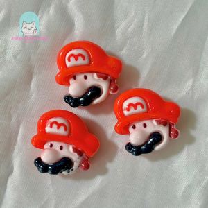 [FREE SHIP] Crocs Jibbitz Sticker gắn dép chủ đề Mario Hoạt Hình Dễ Thương - Có Nút Gắn