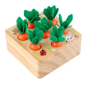 DOWNA Nhiều màu sắc Đồ chơi cà rốt Ghép hình Tranh tô màu Đồ chơi giáo dục An toàn Lá Vải Xanh Đồ chơi tăng cường trí não Dành cho trẻ từ 1-5 tuổi
