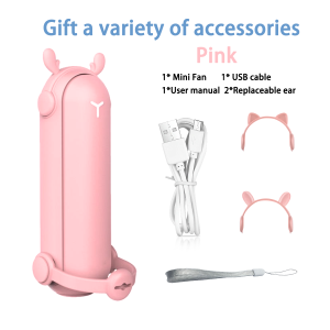 4 IN 1 Portable Handheld Fan Mini Fan with Power Bank/Flashlight/Fragrance Small Pocket Fan Battery Operated or USB Powered Folding Personal Fan for Travel/Summer/Concerts/Lash 3 Speeds Gifts for Women Men Kids Gift for Festival
