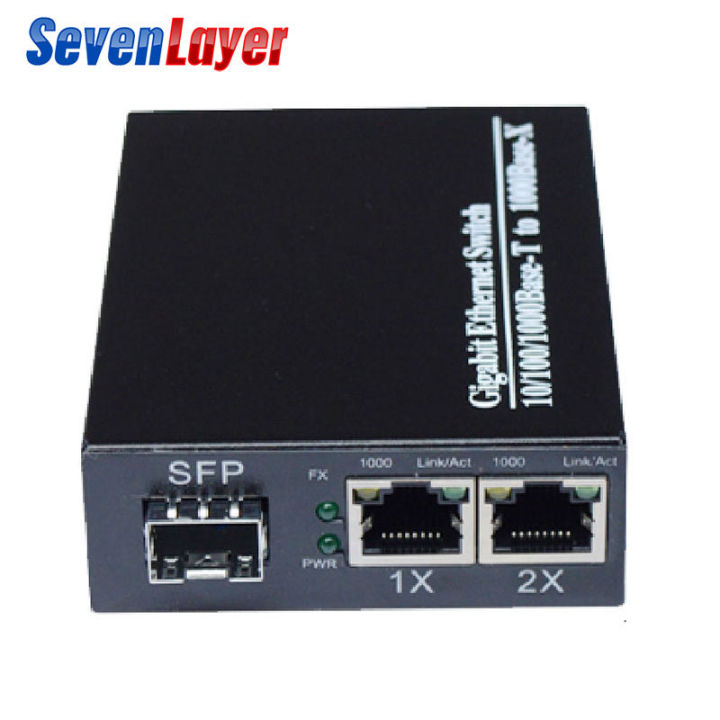 2026%201pcs%20Gigabit%20Media%20Converter%201%20SFP%20to%202%20RJ45%20UTP%20with%20LC%20SFP%20module%205KM%20Optical%20Fiber%20Ethernet%20For%20IP%20Camera%2010/100/1000M%20-%20Image%202