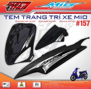 TEM XE YAMAHA MIO SPORT #157 (CHẤT LIỆU CAO CẤP - SẮC NÉT - KHÔNG PHAI MÀU)
