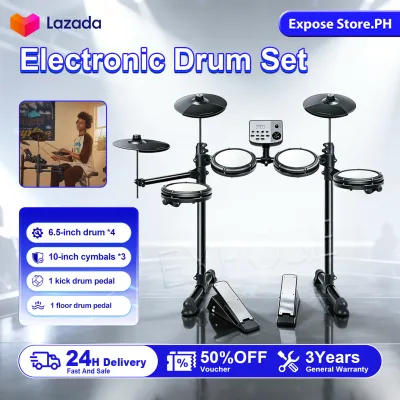 EXPOSE Professional electronic drum for adults and children beginner-level Suitable for home Portable Disturb