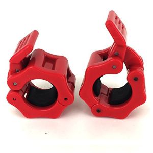 Dumbbell Clamp 2PCS 25mm Barbell Collars Clamp ABS Weights Bar Plates Lock Clips Great for Gym Fitness Training