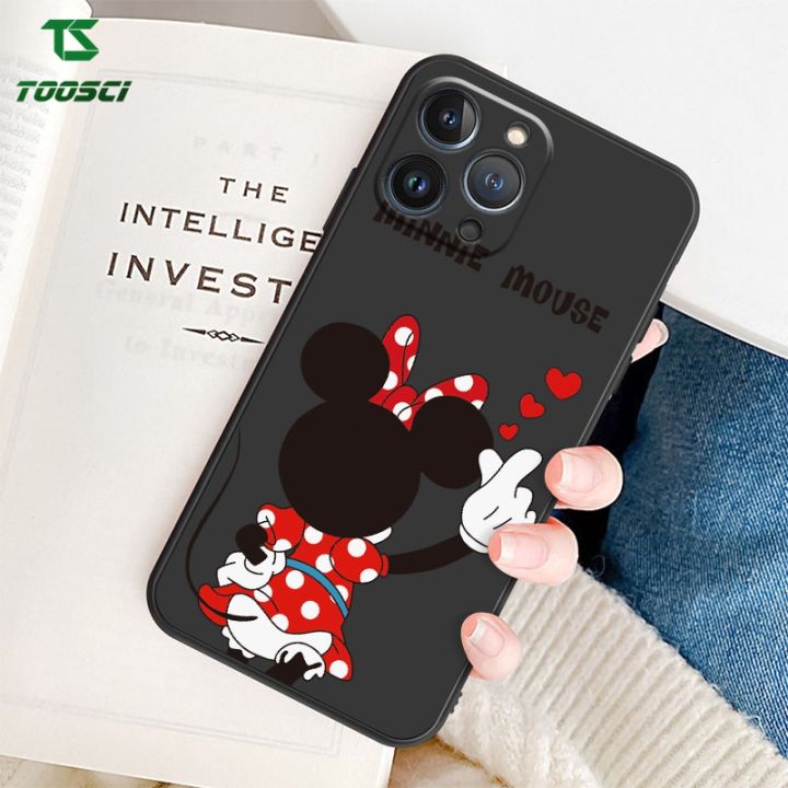 Disney Cute Cartoon Mickey Minnie Sweet Heart Couple Phone Casing
