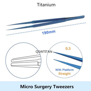Neurosurgery Micro Tweezers Micro Surgery Forceps Ophthalmic Microsurgical Forceps Neuro Surgical Instruments