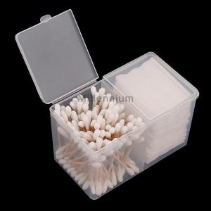 [COD] Millennium Transparent Plastic Cotton Swab Storage Box Desktop Dust-Proof Makeup Removal Cotton Lipstick Cosmetics Storage Organization