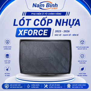 Lót Cốp Nhựa Mitsubishi Xforce 2023-2026 | Khay Lót Cốp Nhựa Dẻo Chống Nước Chống Trầy Chuẩn Form Cốp Xe