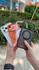 ≮1004≯KEYSION N52 Magnetic 360 °   Ring Stand Case for MagSafe for iPhone 17e 16e Matte Transparent Shockproof Phone Cover for iPhone 17e