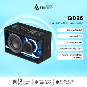 Loa Máy Tính Bluetooth EDIFIER QD25 | Công Suất 24W | Sử Dụng Đến 15H | Hi-Res Audio | Bảo Hành 15 Tháng
