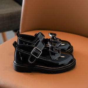 Sepatu anak perempuan loafers kekinian / Sepatu anak perempuan model pita / Sepatu docmart anak cewe mewah / Sepatu anak perempuan viral terlaris COD fashion